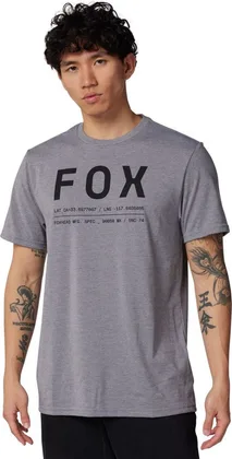 Pánske funkčné tričko Fox Non Stop Tech, krátky rukáv, Heather Graphite