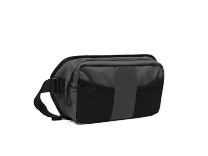 Capsuled Ľadvinka Hip Bag 4 l Volcanic Ash, Čierna/Sivá/Hnedá