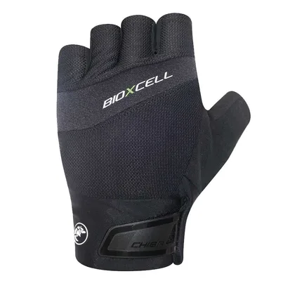 Chiba Cyklistické rukavice pre dospelých BioXCell Pro čierne S, Čierna