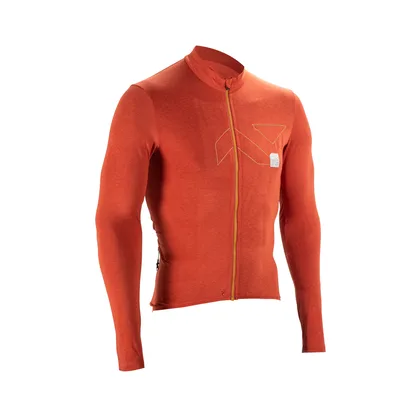 LEATT cyklitický dres MTB Endurance 4.0 dlhý rukáv, Lava