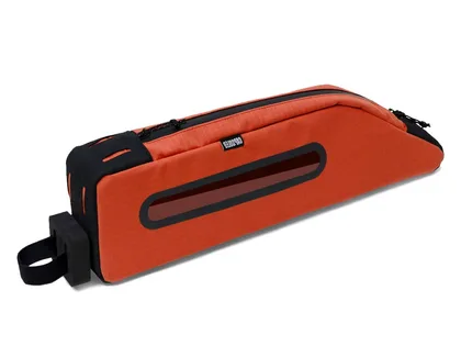 Capsuled Taška na rám bicykla Top Tube Bag 2,5 l Orange Rust, Čierna/Žltá/Červená