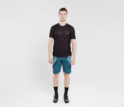 Enduro dres KELLYS TYRION 2 krátky rukáv black- S