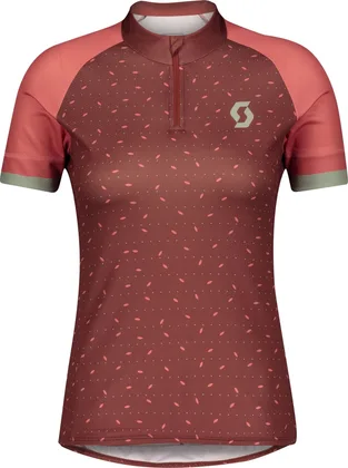 Dámsky dres Scott Endurance 30, krátky rukáv, Brick Red/Rust Red, XL