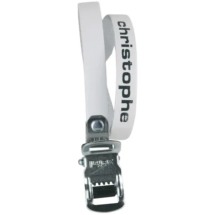 Popruh CHRISTOPHE LEATHER biely 2ks