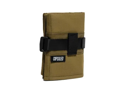 Capsuled Taška na cyklistické príslušenstvo Utility Bag Military Olive, Čierna/Hnedá