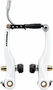 Čeľuste brzdové Promax V-typ, dural, 110mm, biele