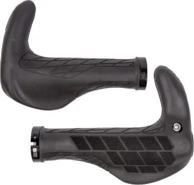 Rukoväť MTB dvojzlož. čierna s AL rohmi, 140 mm
