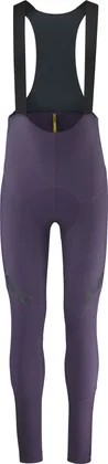 Pánske zateplené nohavice s vložkou a trakmi Mavic Ksyrium Thermo Purple Velvet