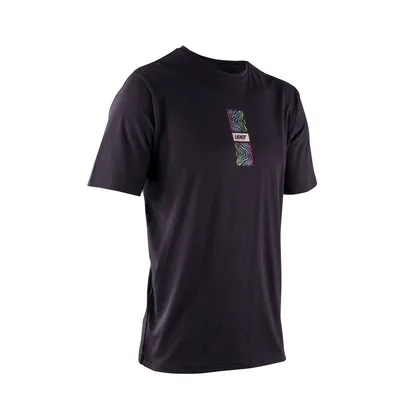 LEATT tričko Core, Black/Green