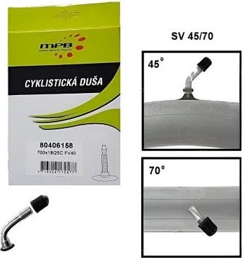 Duša LLB mpb 8-1/2x2,0, (49x225), A/V ventil 45/70,v krabičke