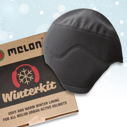 Melon Zimná vložka do cyklistickej prilby Winter edícia S/M/L, Čierna