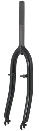 FORCE vidlica MTB 24" Fe 1" závit, čierna lesklá