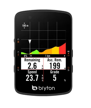 Bryton GPS cyklopočítač RIDER 550 E