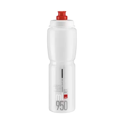Fľaša JET 950 transparentná/červená