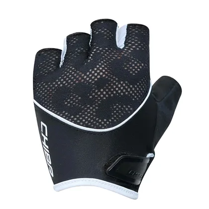 Chiba Cyklistické rukavice Lady Gel BLACK/WHITE L, Čierna