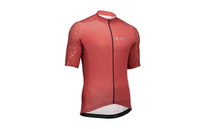 Dres CTM ROAK, na zips, tehlová červená, S
