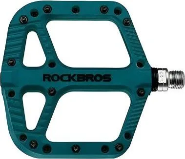 Pedál RockBros, PL,LSL Flat nylon, 9/16, modrý
