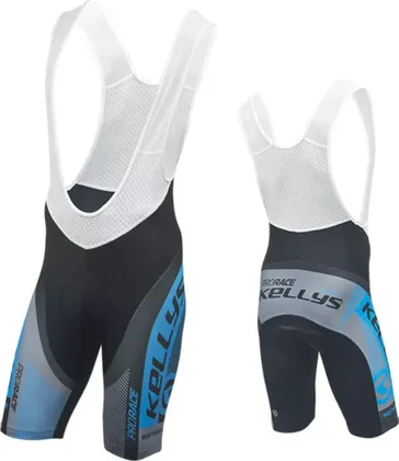 Kraťasy Kellys PRO Race s trakmi a vložkou, Black/Blue