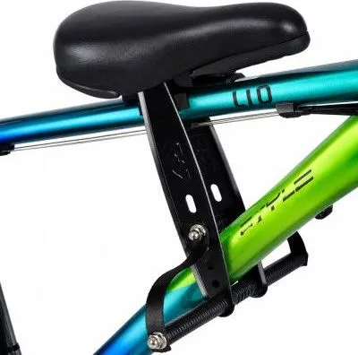 Sedlo na rám bicykla so stúpačkami