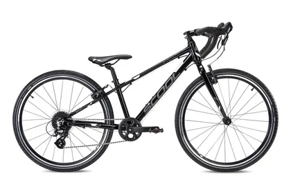 Detský bicykel liXe gravel 8s biely/čierny (od 140 cm), Čierna