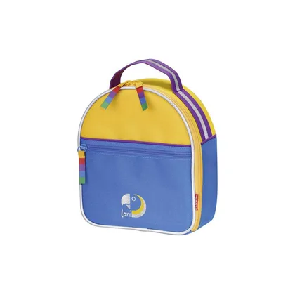 KLICKfix Lori Bag detský kufrík 2l Modrá, Zelená/Modrá/Červená/Fialová