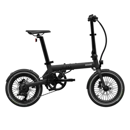 EOVOLT Skladací elektrobicykel Morning 16" V3 2025 Čierna, Čierna/Zelená/Sivá/Modrá