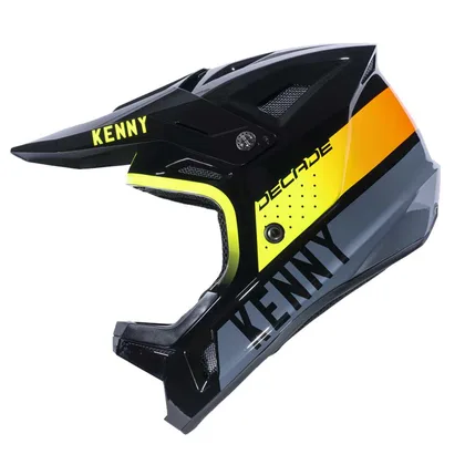 KENNY Cyklistická prilba DECADE Smash neon yellow orange XXS, Čierna/Oranžová