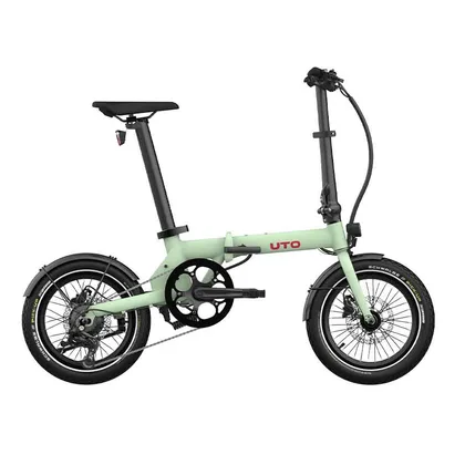UTO Skladací elektrobicykel OG16 2025 Sage Green, Čierna/Zelená/Modrá/Béžová
