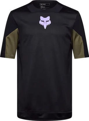 Pánsky dres Fox Defend Park, krátky rukáv, Black, XL