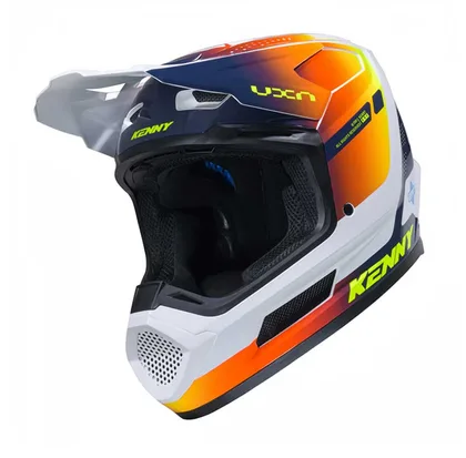 KENNY Cyklistická prilba PERFORMANCE GRAPHIC Navy Orange 2026 L, Oranžová