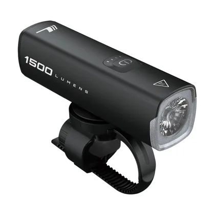 Svetlo CUBRIN 1500 predné 6f USB, čierne
