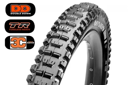 Maxxis plášť MINION DHR II 27.5" - 3CT/DD/TR, 120x2TPI, kevlar