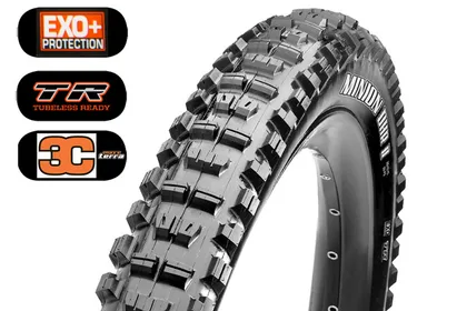 Maxxis plášť MINION DHR II 27.5" - 3CT/EXO+/TR, 60TPI, kevlar