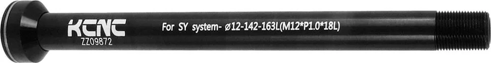 Zadná oska KCNC KQR08 Syntace X12 12x142, 163mm - čierna