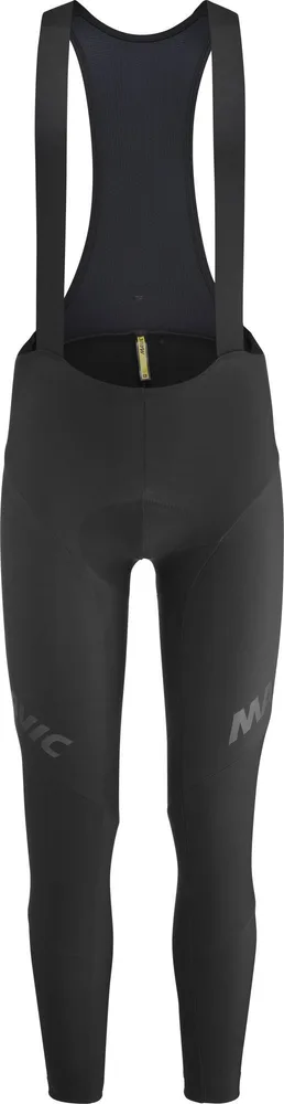 Pánske zateplené nohavice s vložkou a trakmi Mavic Aksium Thermo Black