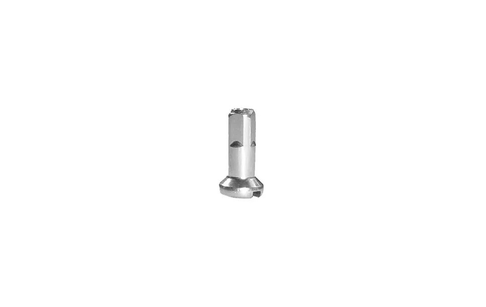 Niple hliníkové 2x14mm, strieborné