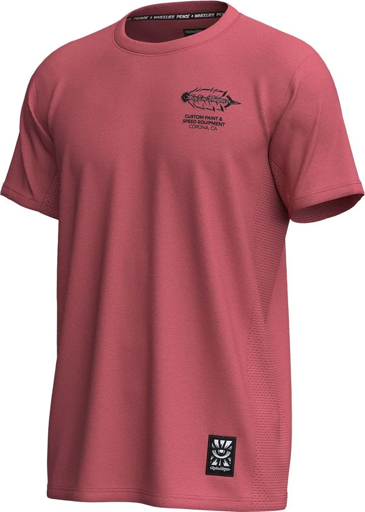 Pánsky dres s krátkym rukávom TLD Skyline Ride Tee Feathered Ember Red