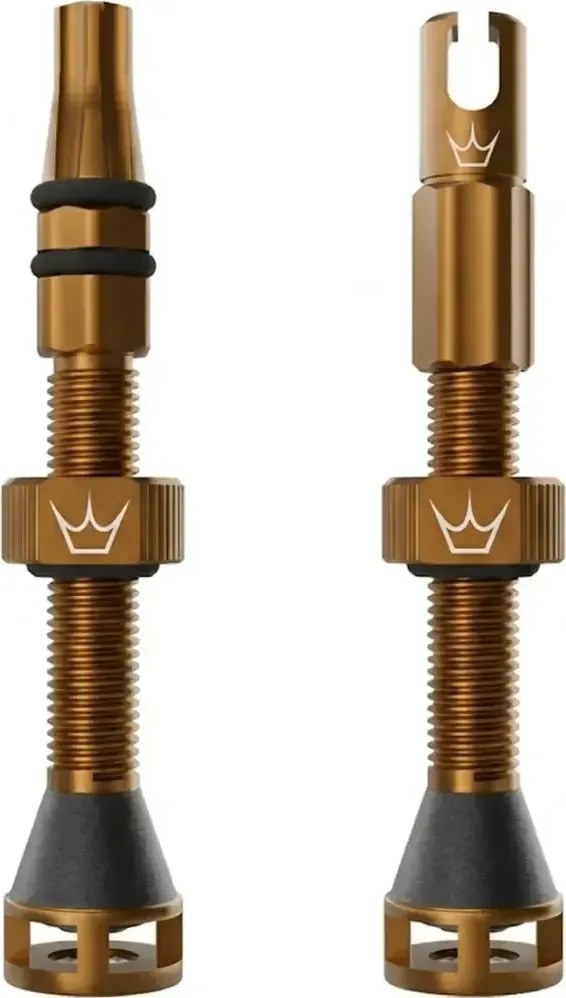 Bezdušové ventily Peaty's Holeshot Fast Flow 42 mm Bourbon