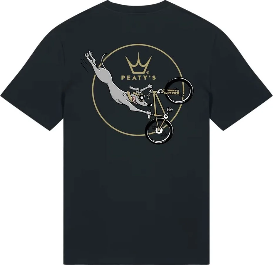 Tričko s krátkym rukávom Peaty's Pubwear - Superdog / Black