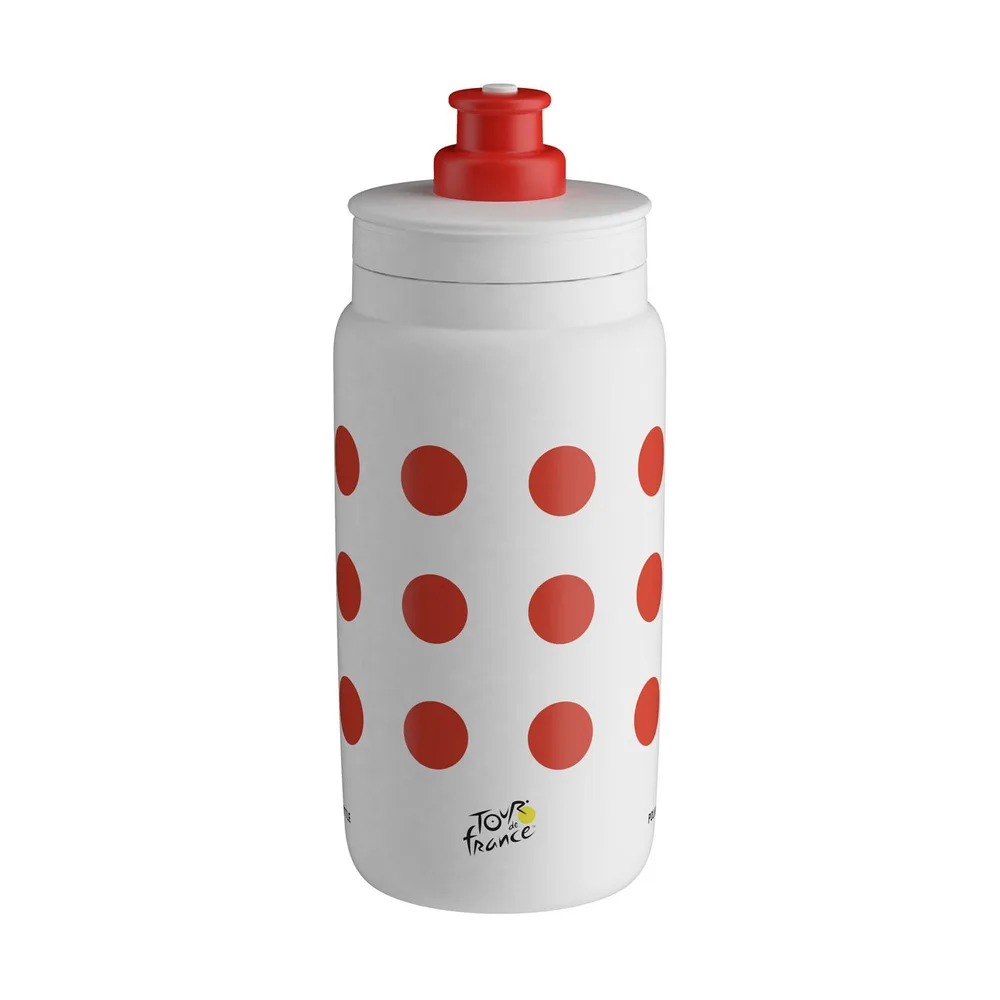 Fľaša FLY 550 TOUR DE FRANCE červené bodky 2025