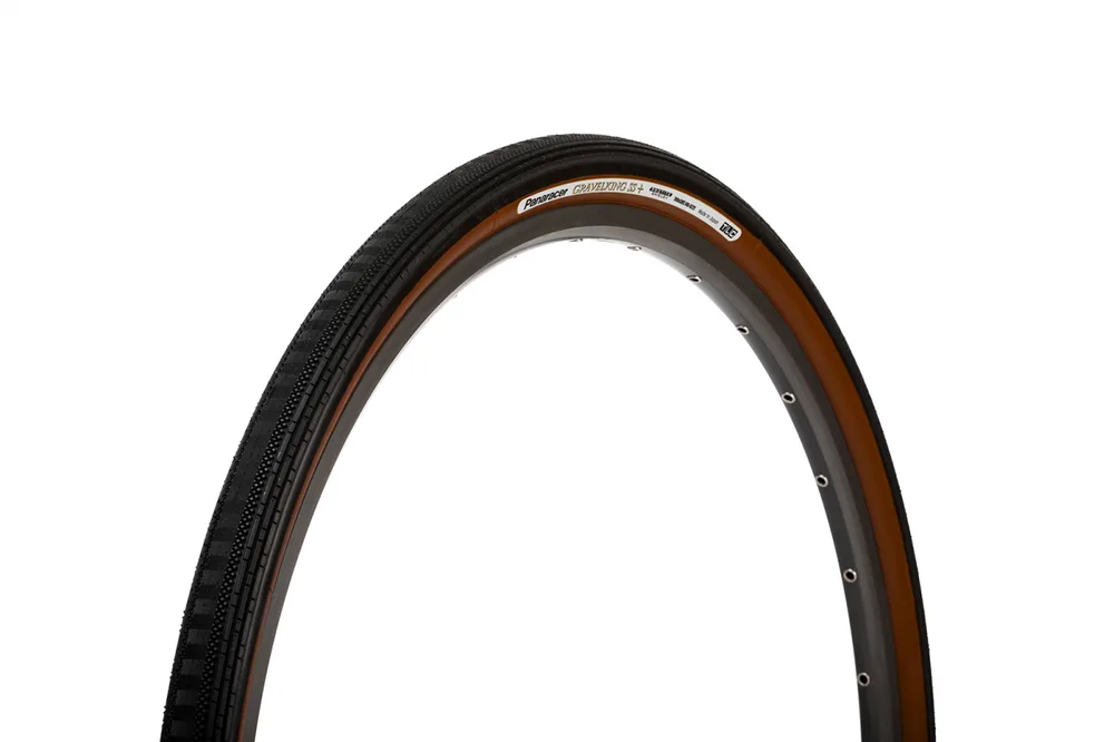 PANARACER Plášť Gravelking SS+, kevlar. pätka, čierno-hnedý