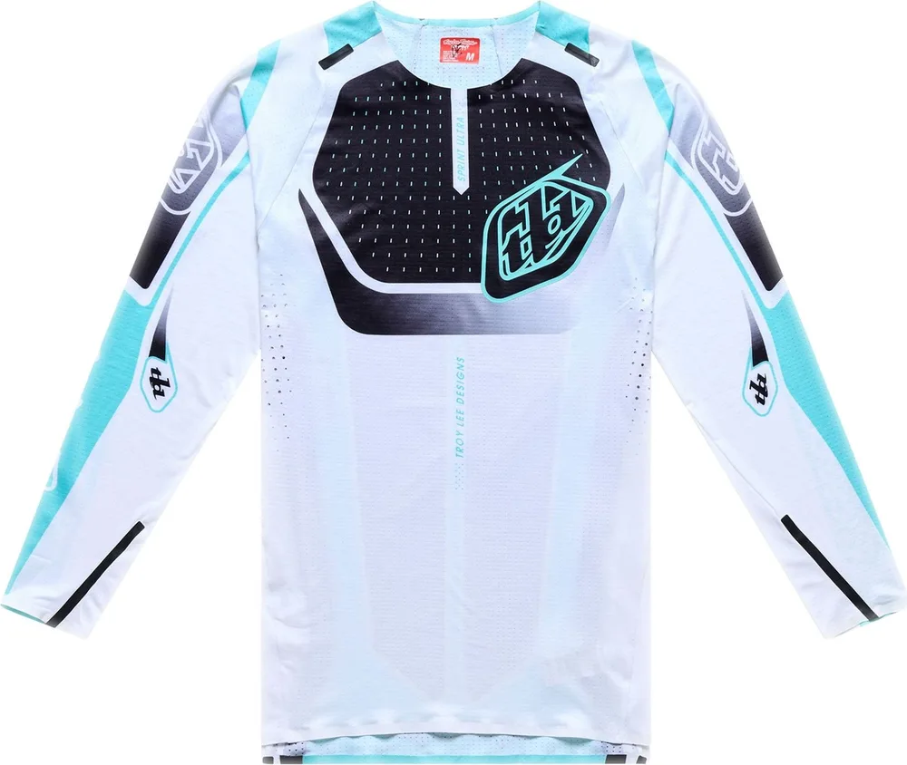 Pánsky dres s dlhým rukávom TLD Sprint Ultra Proton White