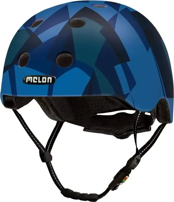 Melon Detská cyklistická prilba Frozen Lake M/L, Čierna/Modrá