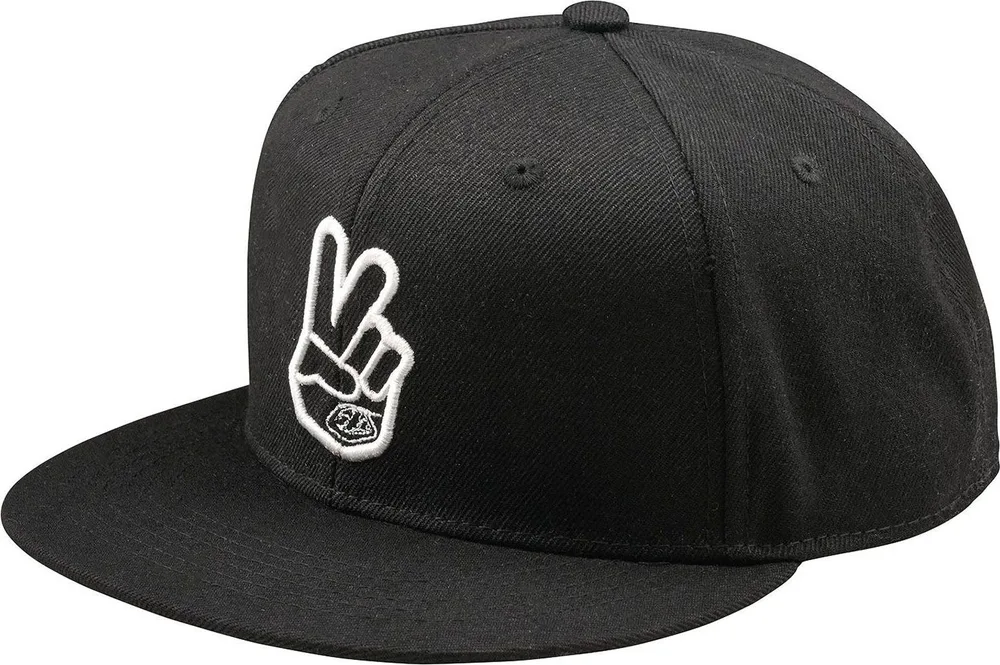 Šiltovka TLD Flat Bill Snapback Peace Black