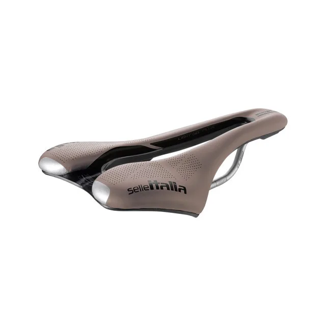 SELLE ITALIA sedlo SLR Boost Gravel TI 316 Superflow, Brown