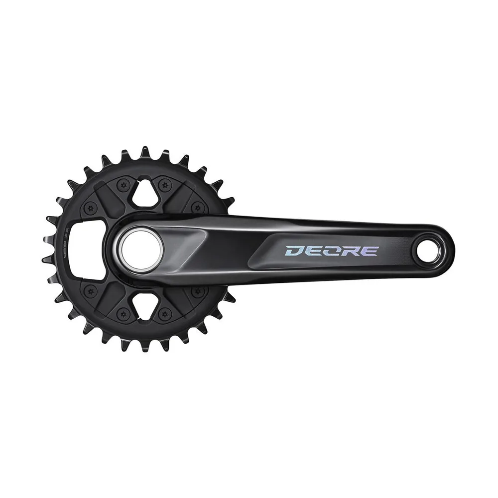 Stred Deore FC-M6120 175mm 30z. 12-k. BOOST čierny dvojdielny bez ložísk