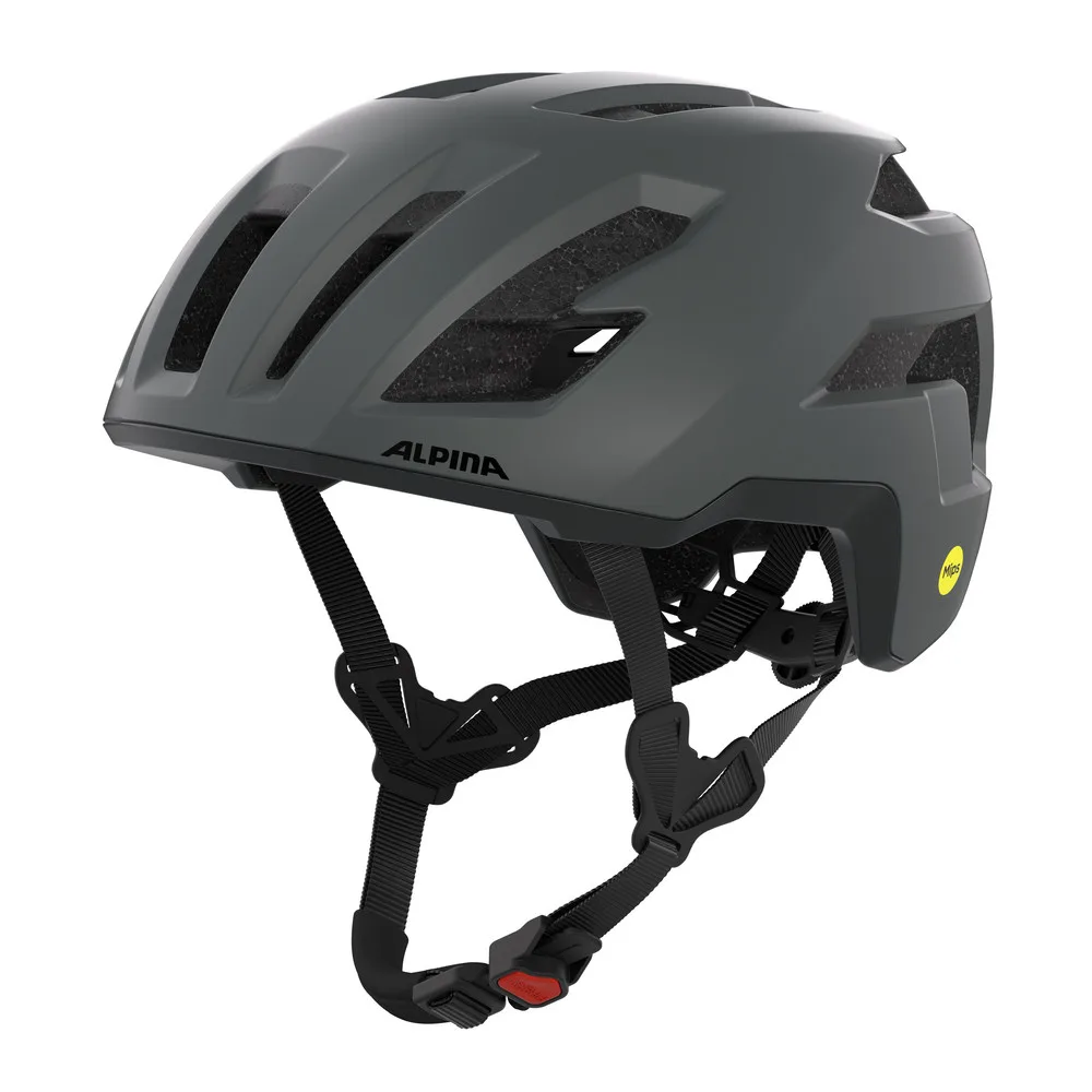 ALPINA Cyklistická prilba TAUNUS GRAVEL MIPS mid-grey matt