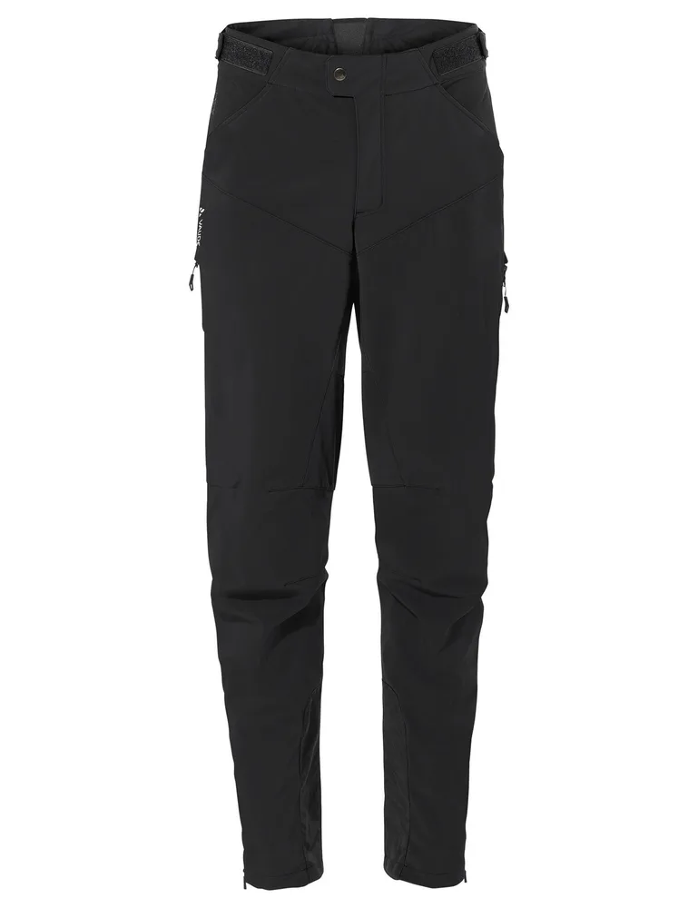 Vaude cyklistické nohavice Qimsa Softshell II, pánske, black/black
