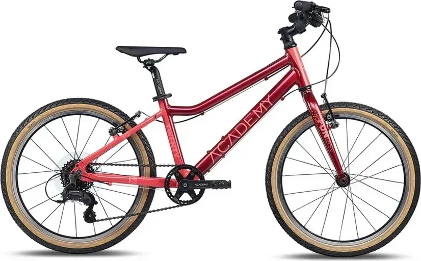 ACADEMY Detský bicykel Grade 4 Edition FUNtasy - 20" 2025, Čierna/Červená/Strieborná