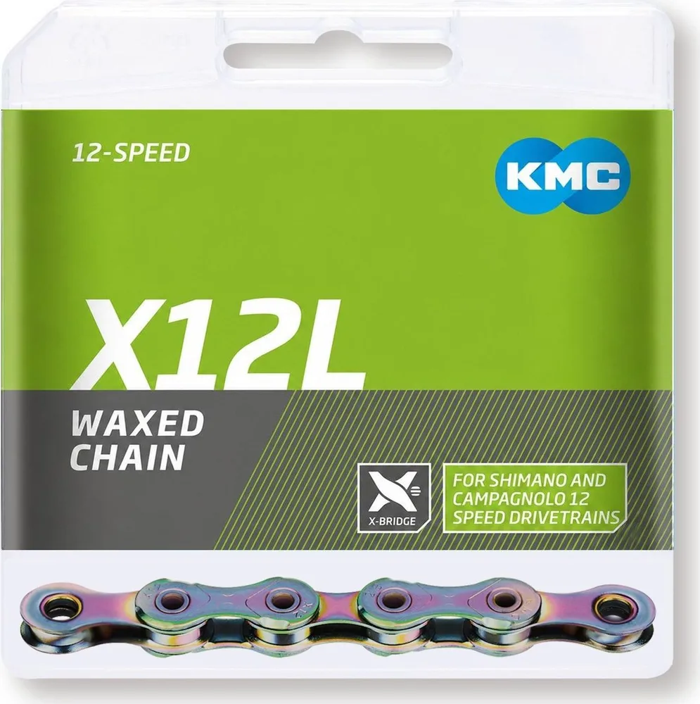 Reťaz KMC X12L Aurora Blue Waxed, 12 Speed